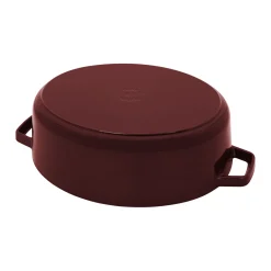 6.25 qt, Wide Oval Dutch Oven , grenadine