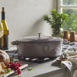 6.25 qt, Wide Oval Dutch Oven, Lilac