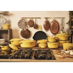 6.25 qt, Wide Oval Dutch Oven, citron