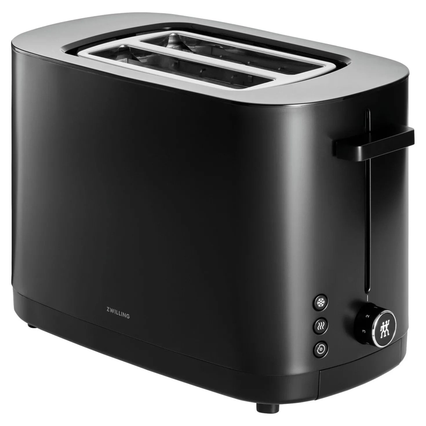 2 Short Slots Toaster, Black Matte