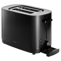 2 Short Slots Toaster, Black Matte