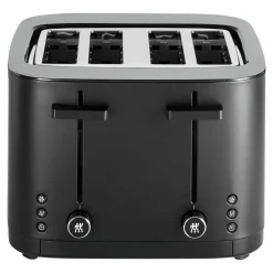 4 Short Slots Toaster, Black Matte