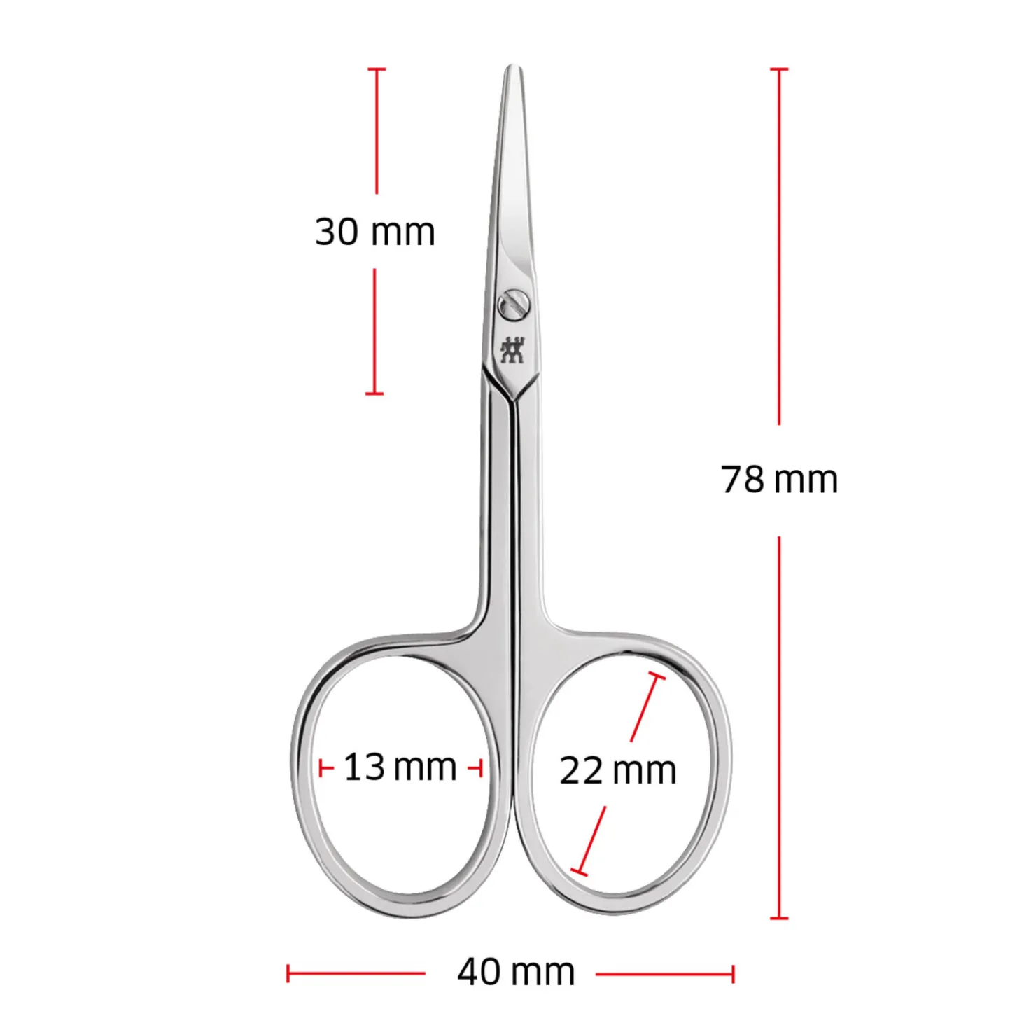Baby Nail Scissors - Shiny Stainless Steel