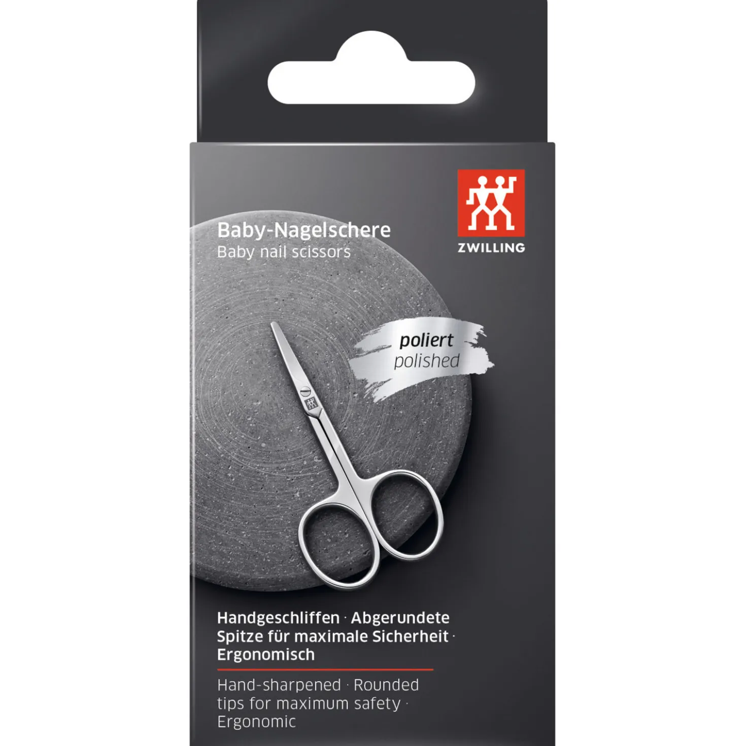 Baby Nail Scissors - Shiny Stainless Steel
