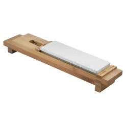 Bamboo Sharpening Stone Sink Bridge