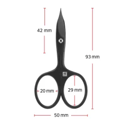 Combination Nail Scissors - Matt Black