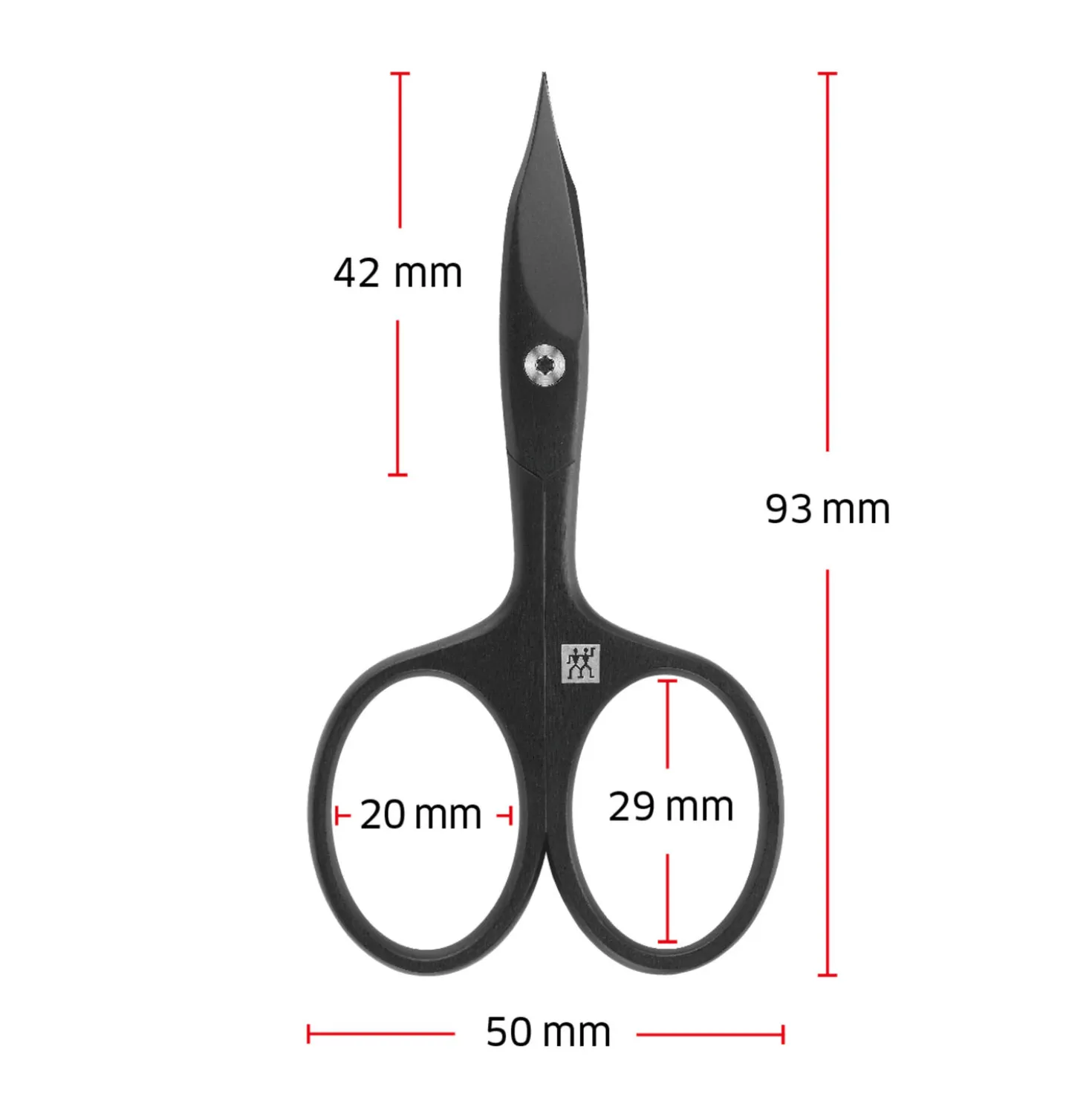Combination Nail Scissors - Matt Black