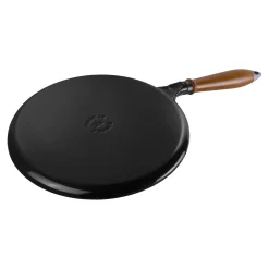 Crepe Pan with Spreader and Spatula, black matte
