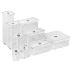 CUBE Container L / 21 cm, 1.75 Qt, Transparent-white