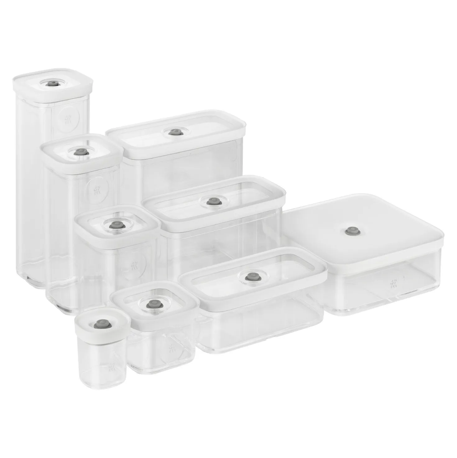 CUBE Container 3M / 21 cm, 3 Qt, Transparent-white