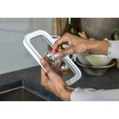CUBE Container M / 21 cm, 0.75 Qt, Transparent-white