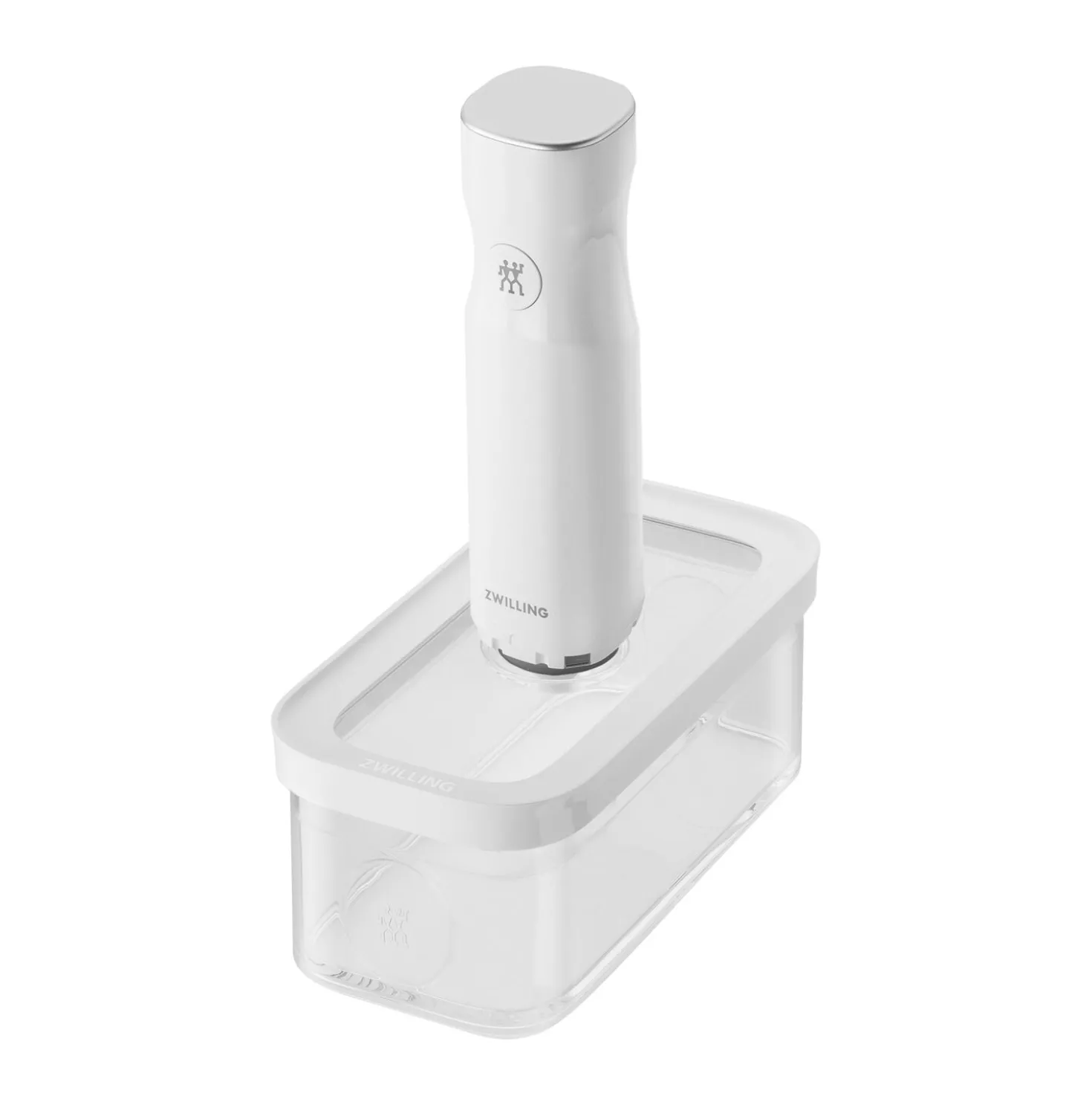 CUBE Container M / 21 cm, 0.75 Qt, Transparent-white