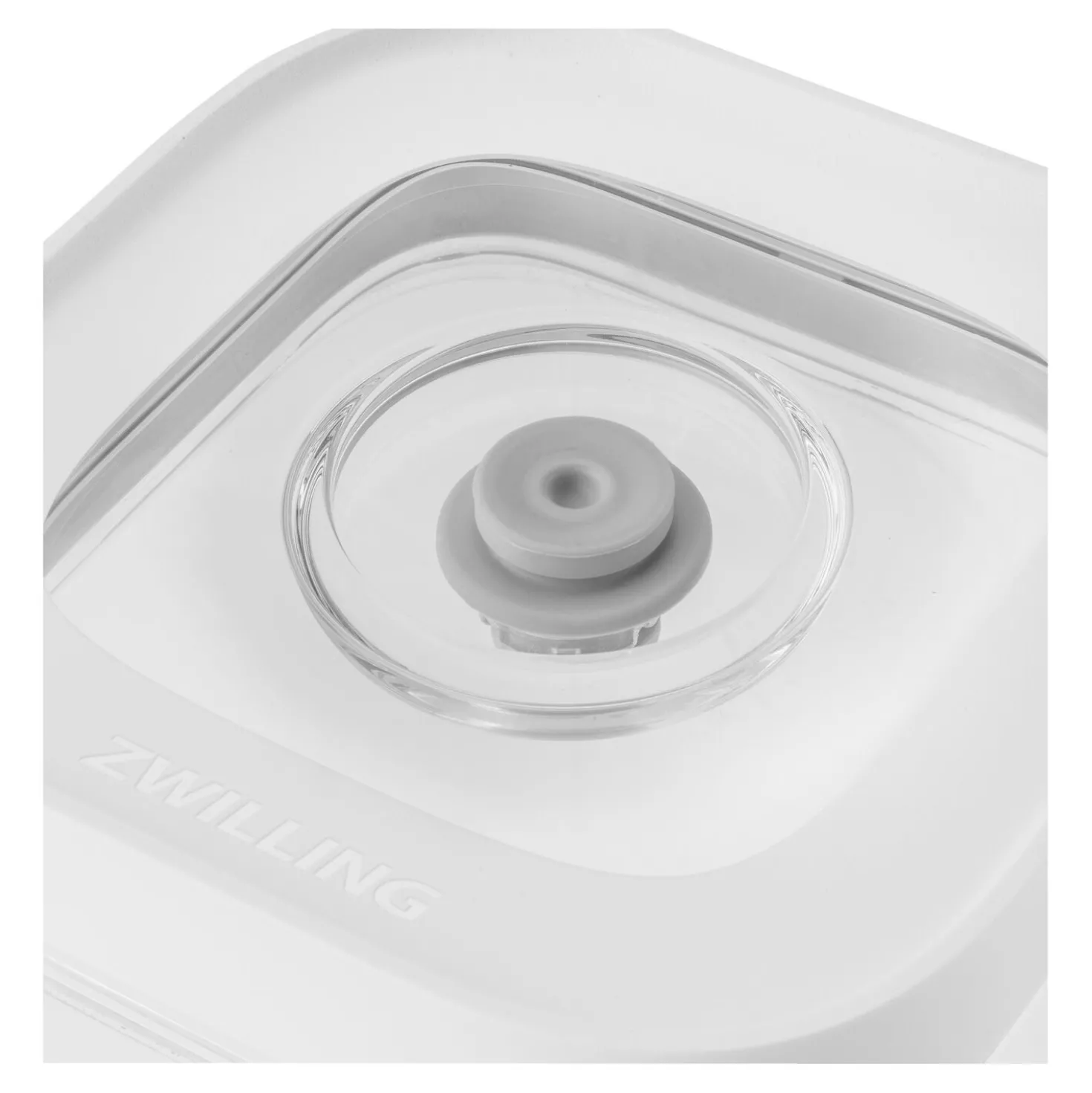 CUBE Container S / 11 cm, 0.35 Qt, Transparent-white