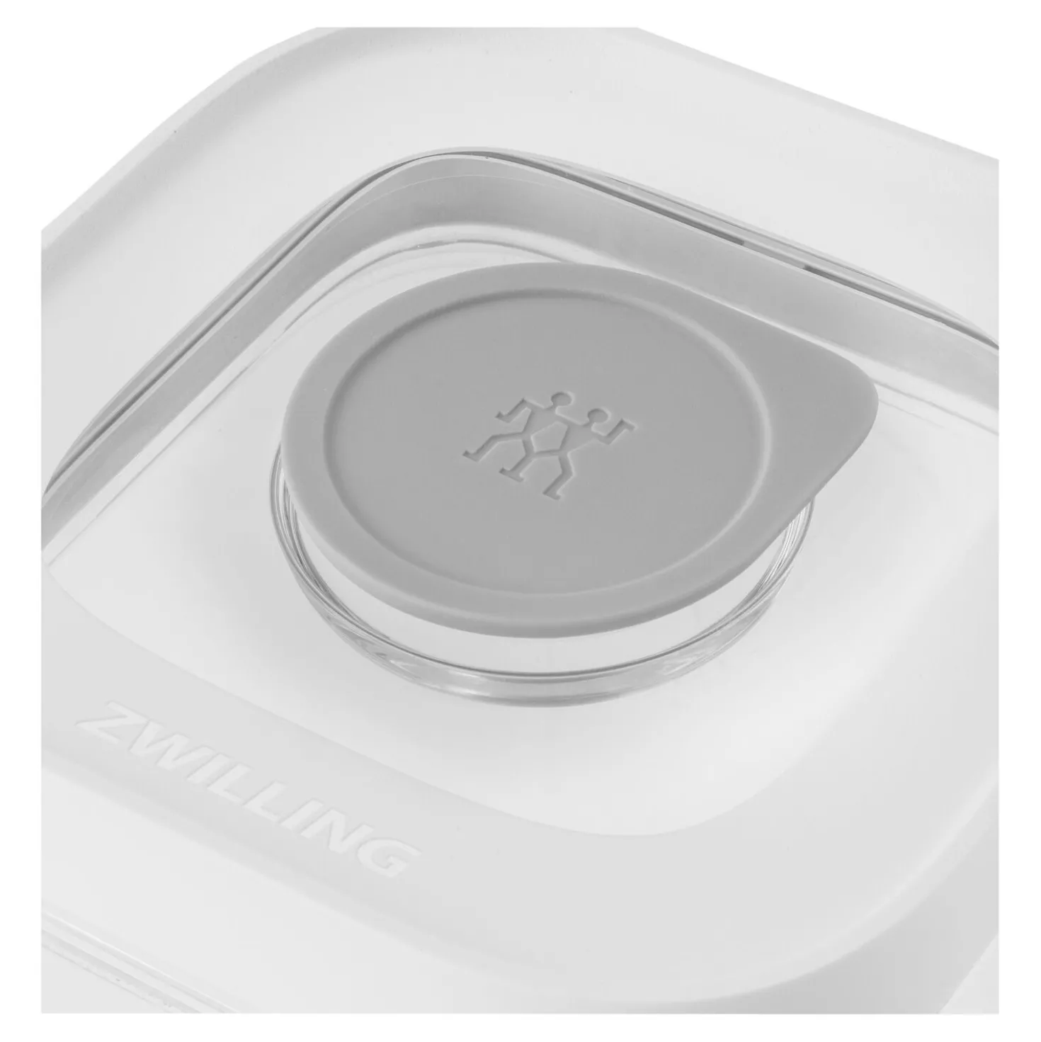 CUBE Container S / 11 cm, 0.35 Qt, Transparent-white