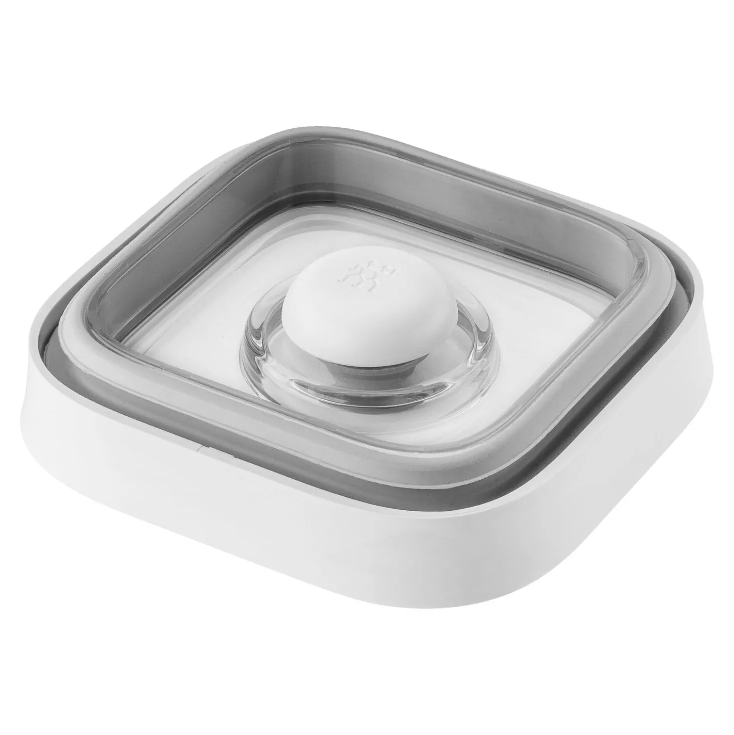 CUBE Container S / 11 cm, 0.35 Qt, Transparent-white