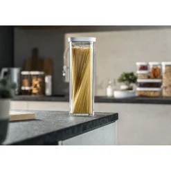 CUBE Container Set 4S / 11 cm, 1.75 Qt, Transparent-white