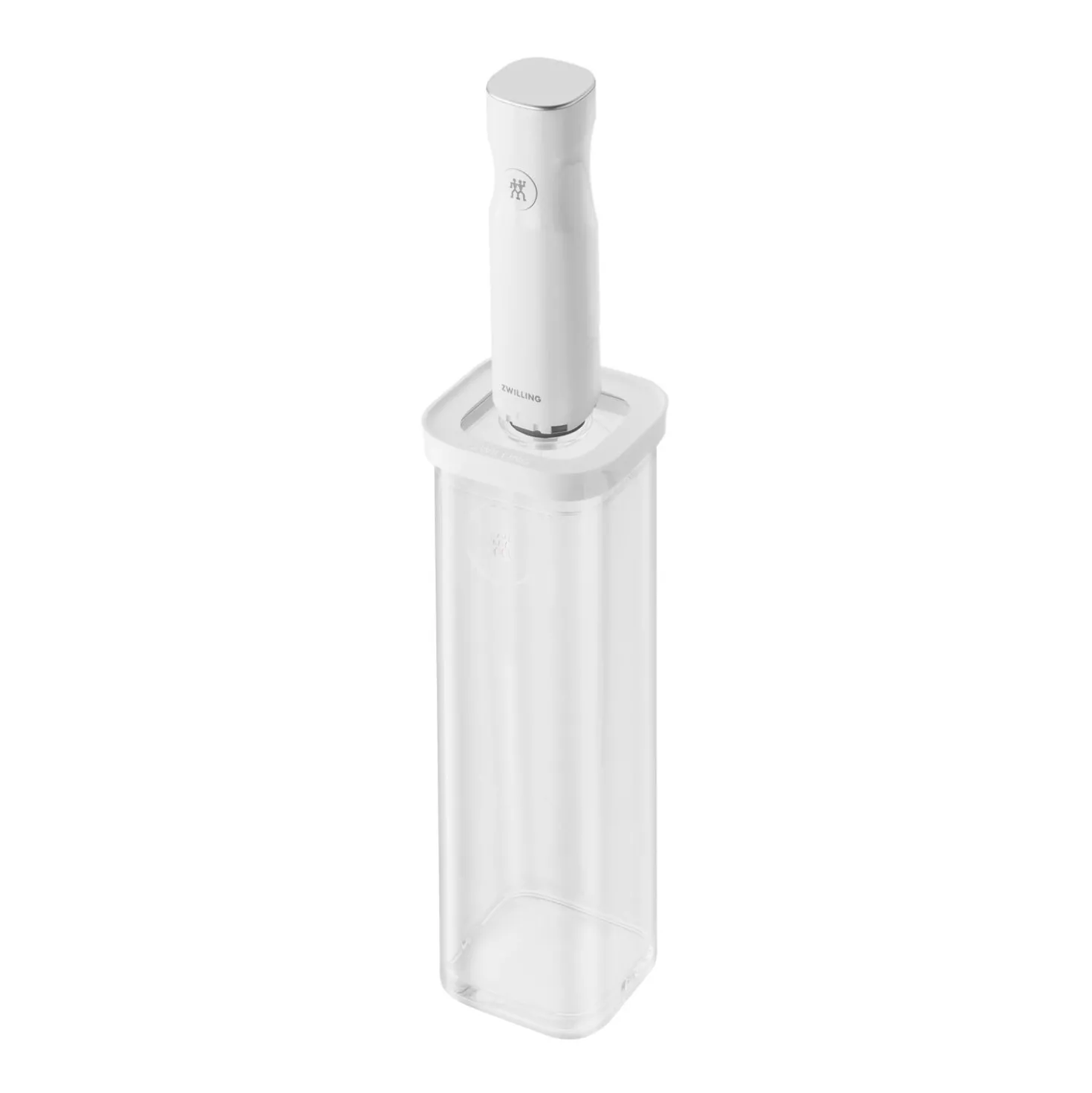 CUBE Container Set 4S / 11 cm, 1.75 Qt, Transparent-white