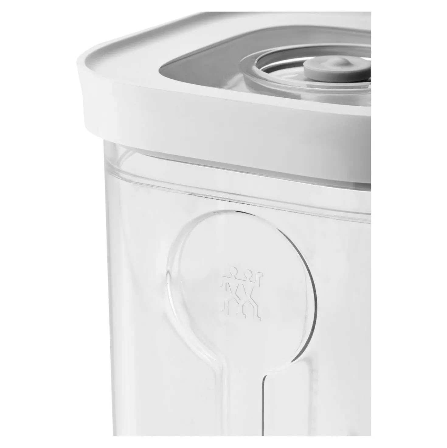 CUBE Container Set 4S / 11 cm, 1.75 Qt, Transparent-white