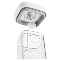 CUBE Container Set 4S / 11 cm, 1.75 Qt, Transparent-white