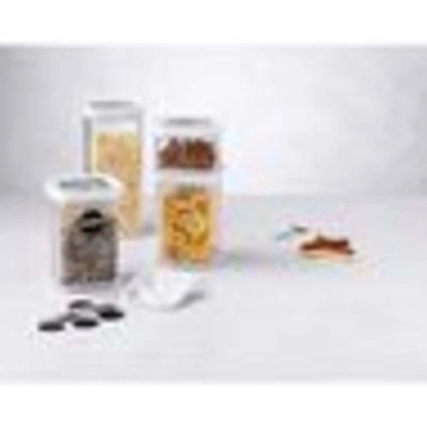 CUBE CONTAINER SET WITH VACUUM PUMP, 7-pc