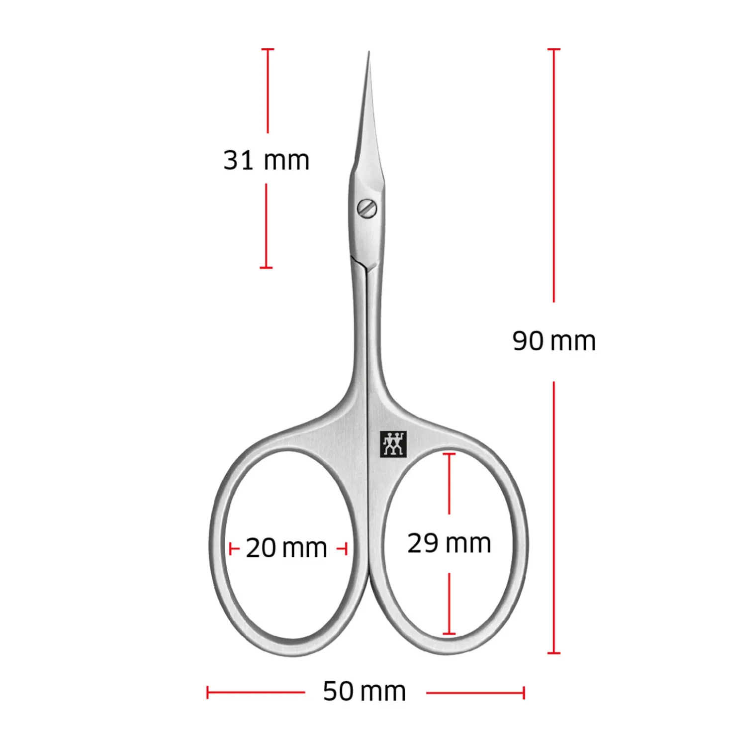 Cuticle Scissors With Tower Tip - Matt Stainless Steel