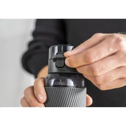 Drinking bottle, 680 ml, tritan, black matte