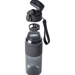 Drinking bottle, 680 ml, tritan, grey