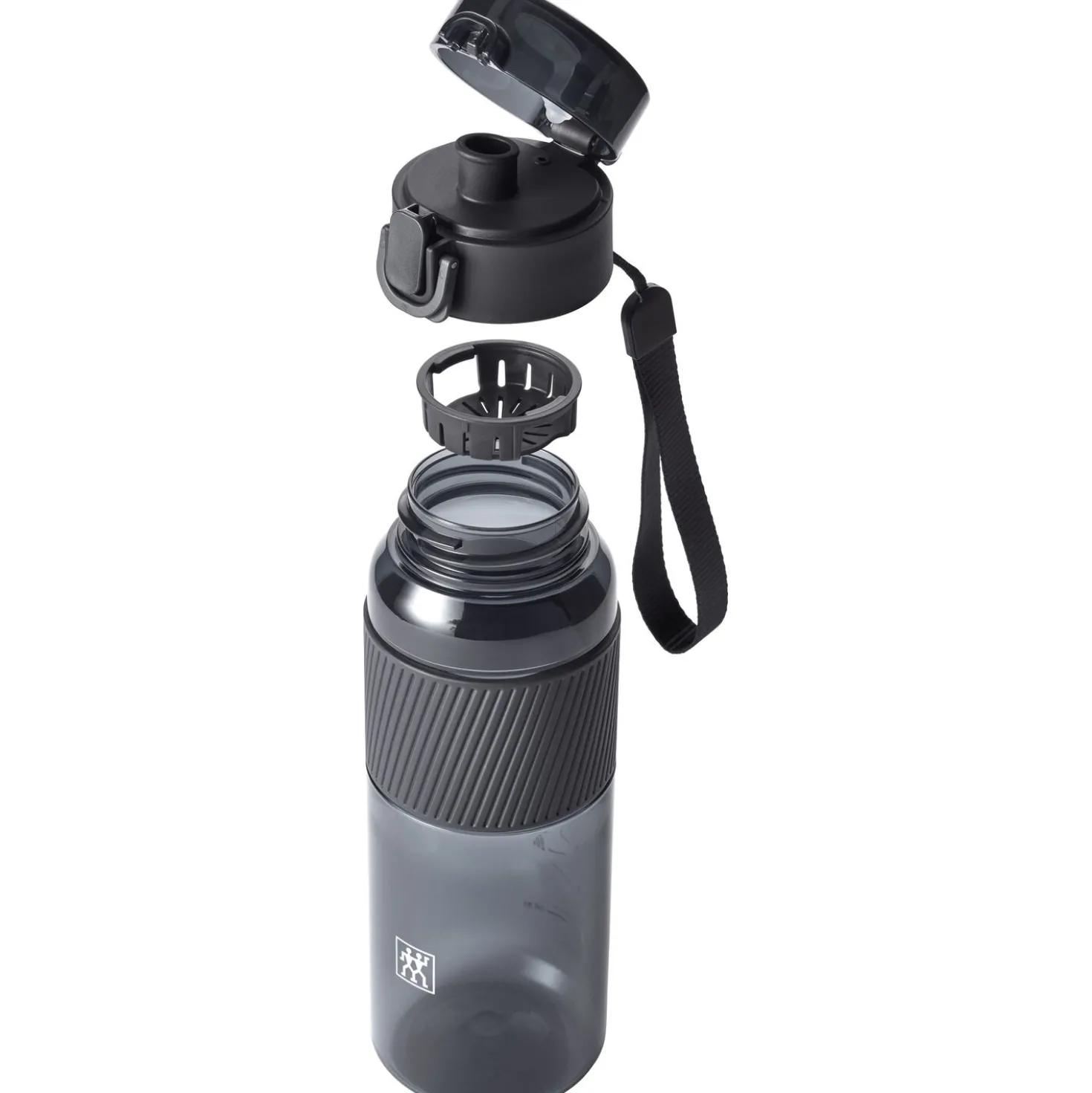 Drinking bottle, 680 ml, tritan, grey