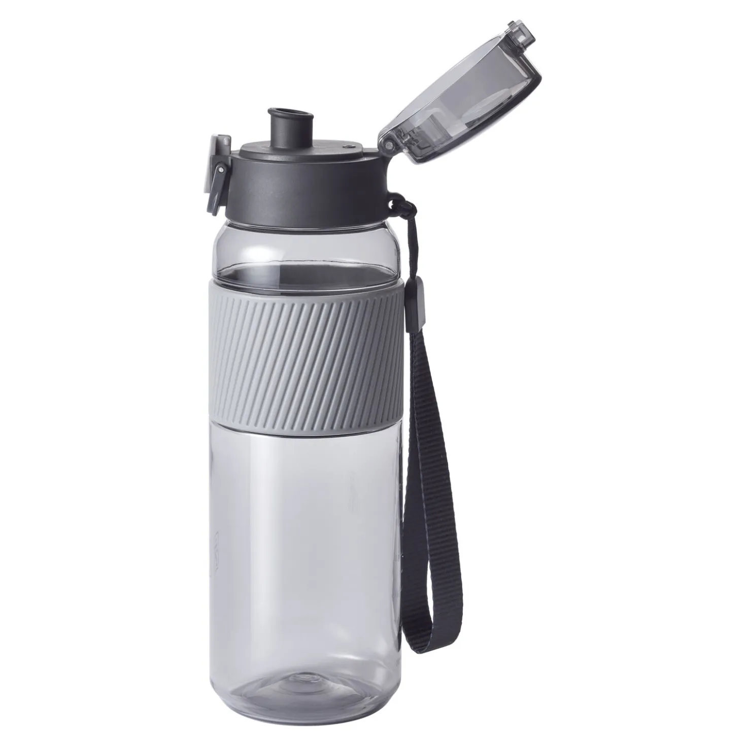 Drinking bottle, 680 ml, tritan, grey