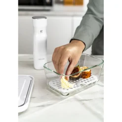 Drip tray set for glass containers, M/L / 2-pc