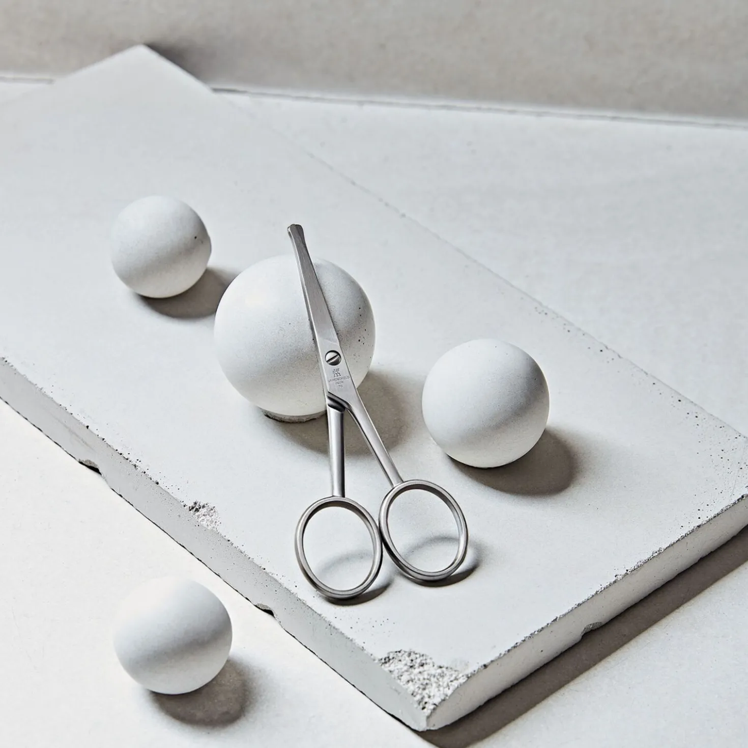 Ear And Nose Hair Scissors - Matt Stainless Steel