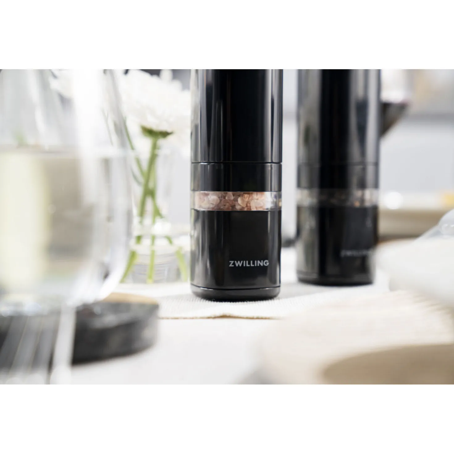 Electric Salt/Pepper Mill, black matte