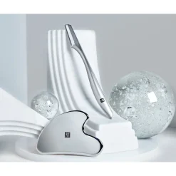 Facial massager, stainless steel | silver