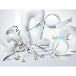 Facial massager, stainless steel | silver