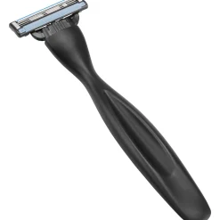 Facial razors, stainless steel | black matte