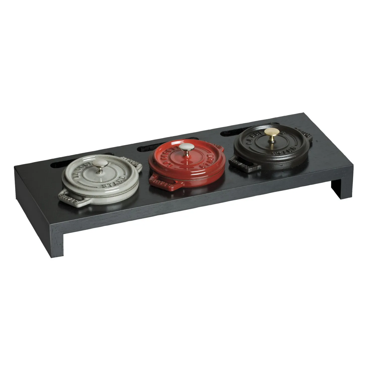 Fiber Wood, Mini Dutch Oven Stand, Black Matte