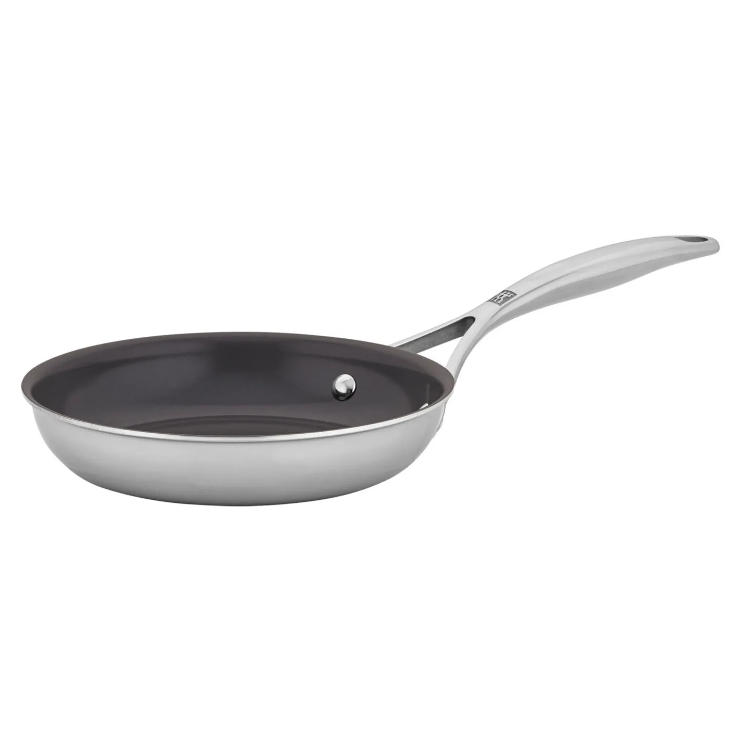 Frying pan, 8 inch, 18/10 Stainless Steel, Ceramic coating