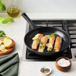 Frying pan, 11 inch, aluminum, Titanium-reinforced ceramic non-stick coating