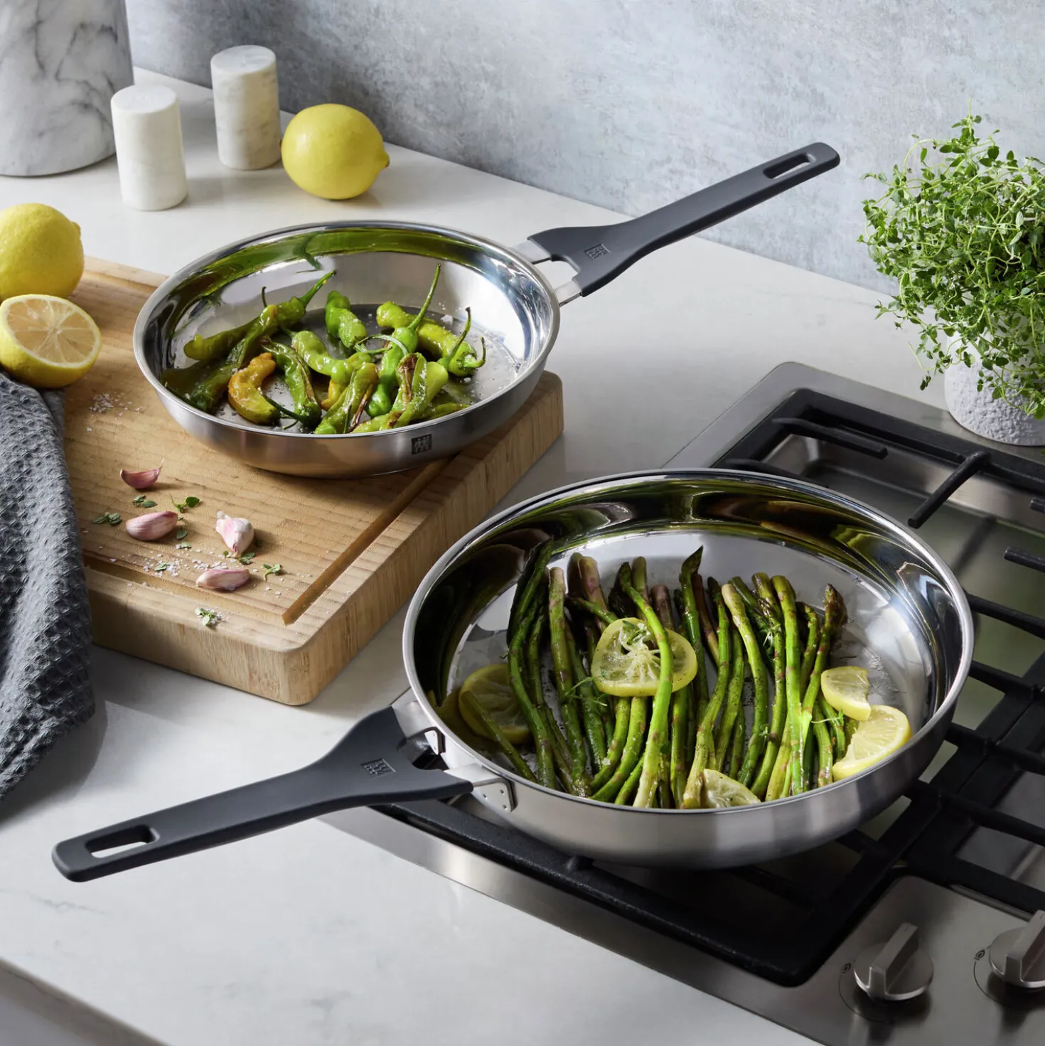Frying pan set, 2-pc