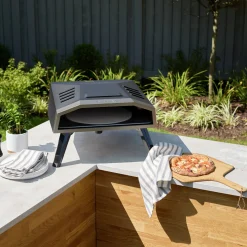 Gas pizza oven