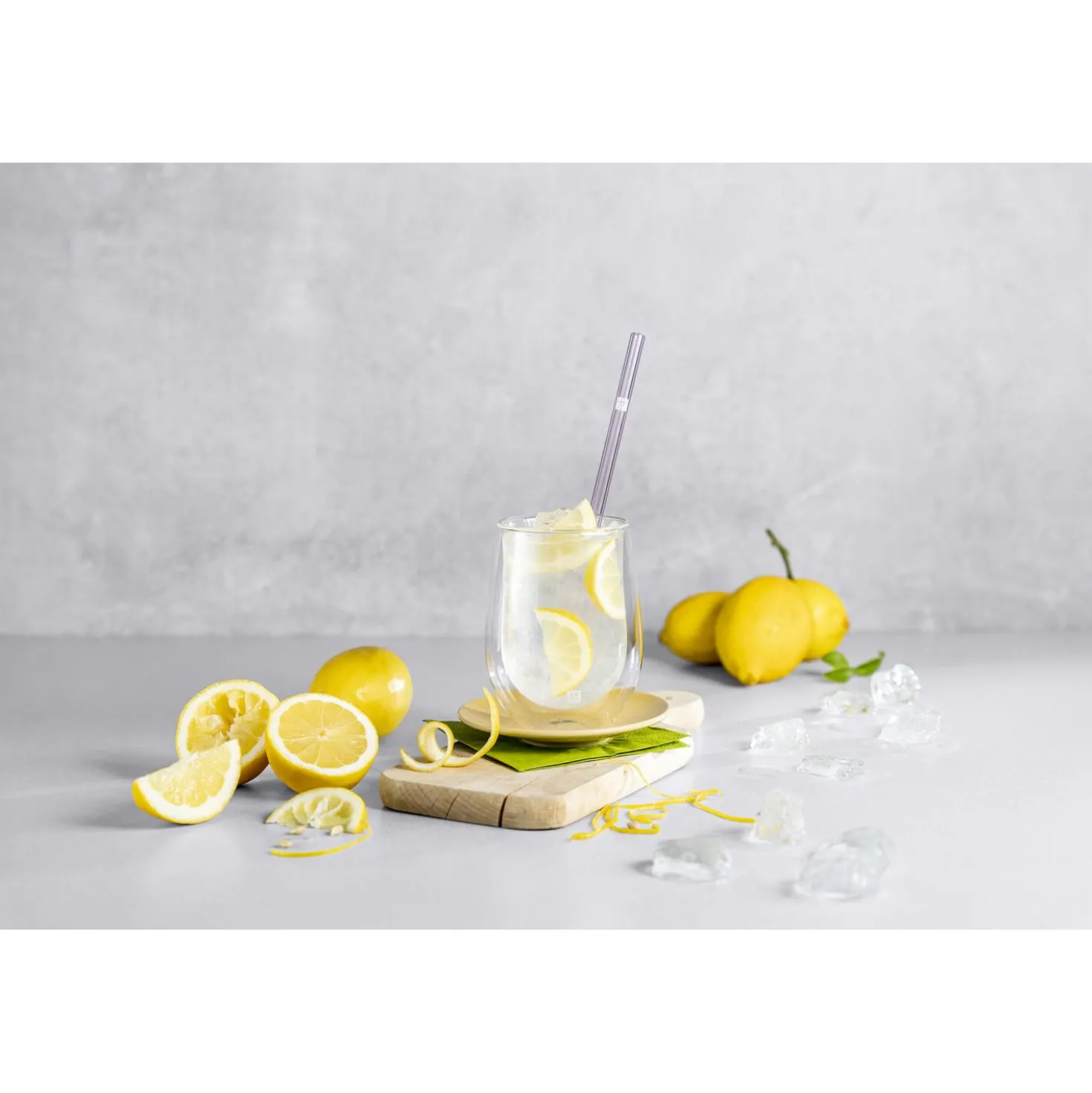 Glass Straw - Colored - Straight Set