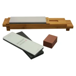 Glass Water Stone Sharpening Set, 6-pc