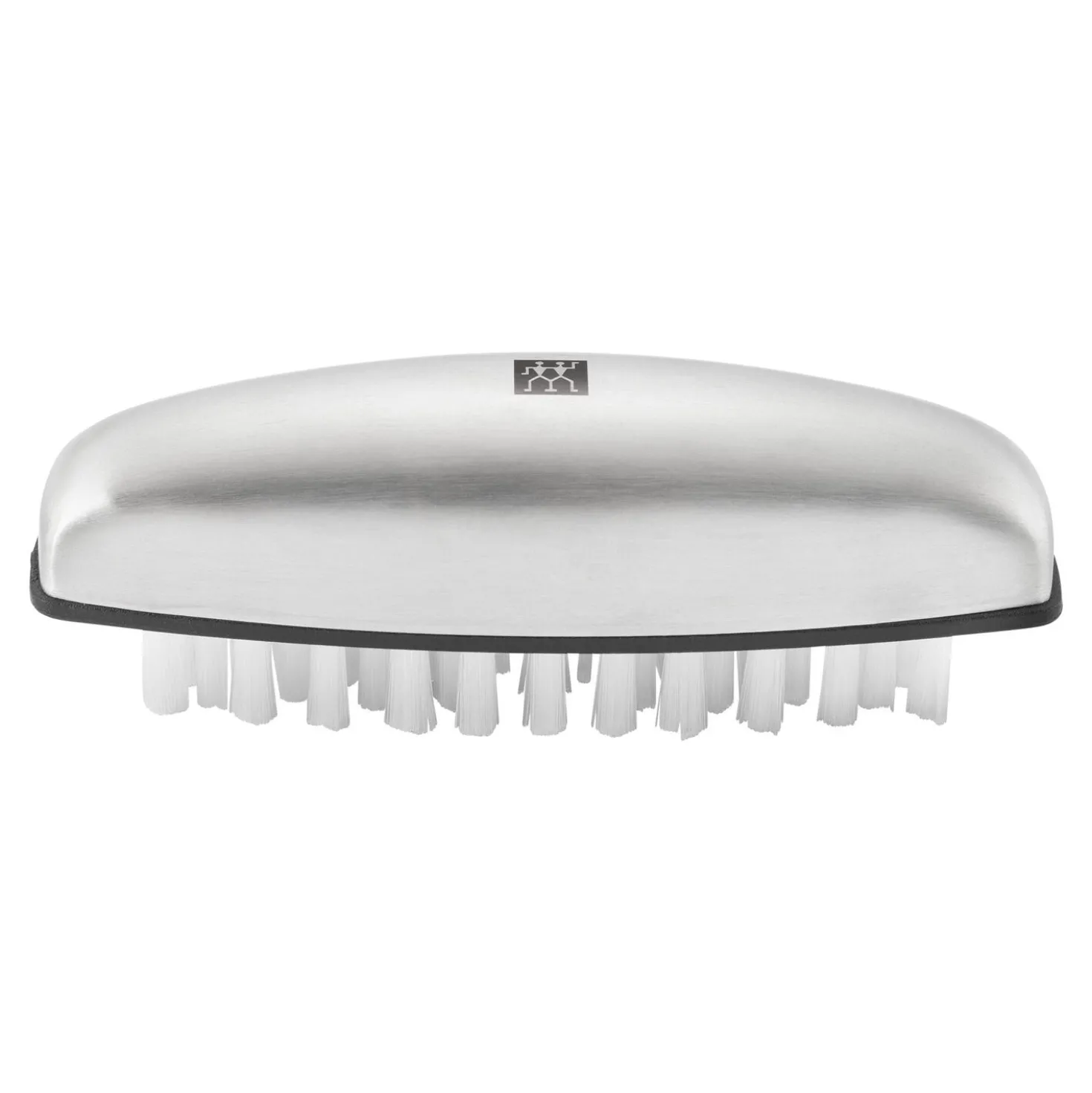 Hand and nail brush, stainless steel | silver