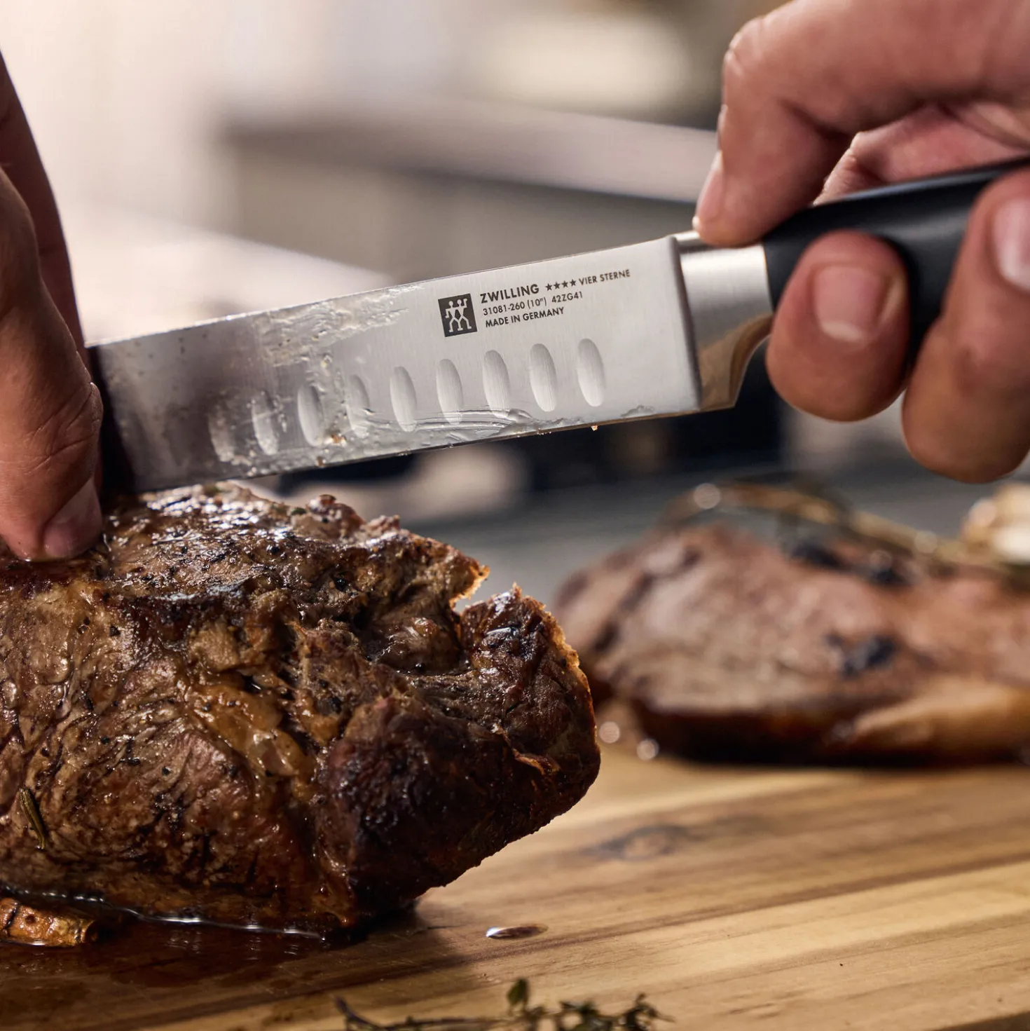 Hollow Edge Slicing Knife 26 cm
