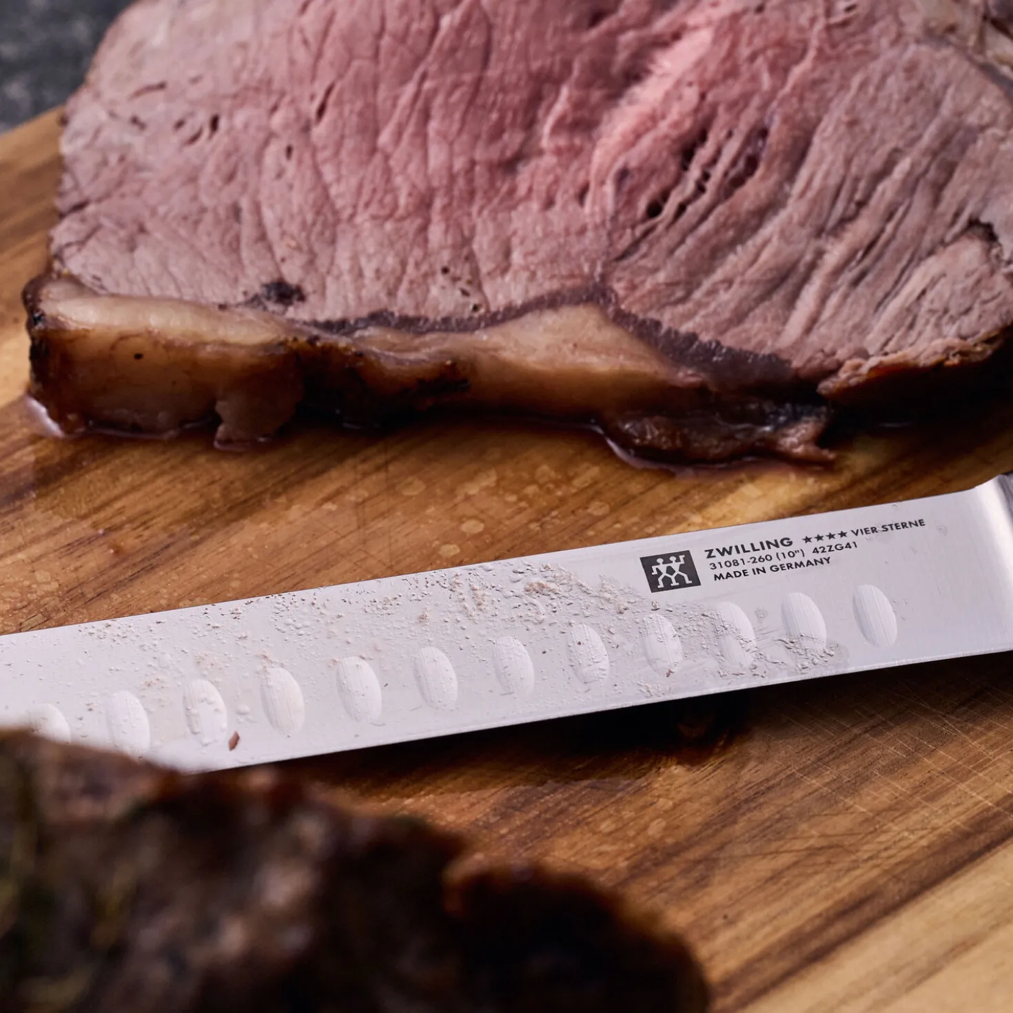 Hollow Edge Slicing Knife 26 cm