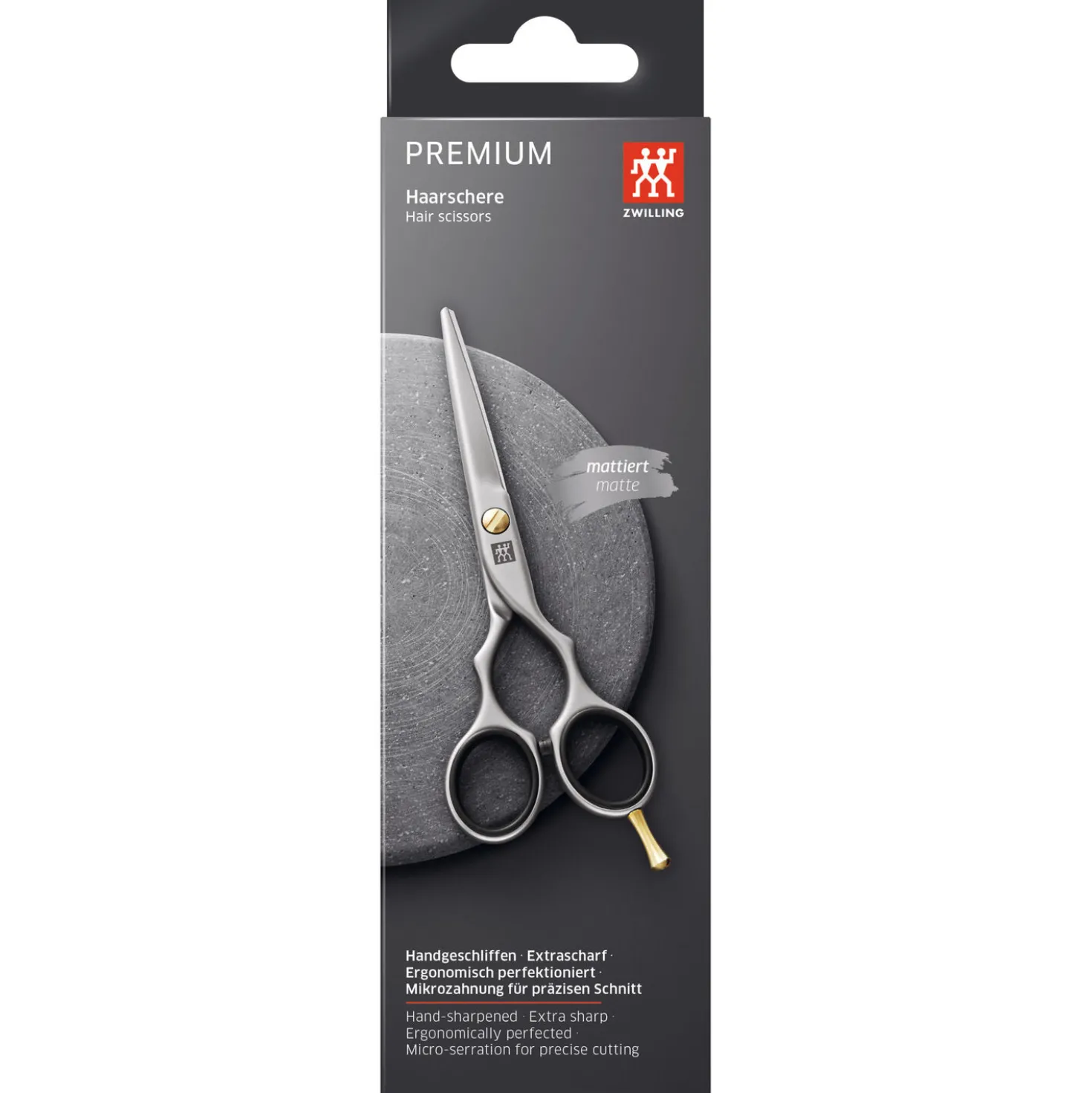 6-inch Hair Scissors - Matt Stainless Steel