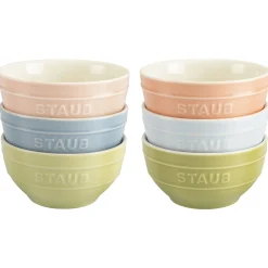 4.5-inch / 6-pc, Bowl set macaron, mixed colors