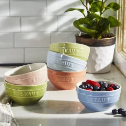 4.5-inch / 6-pc, Bowl set macaron, mixed colors