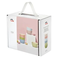 4-inch / 6-pc, Prep Bowl Set Macaron, mixed colors