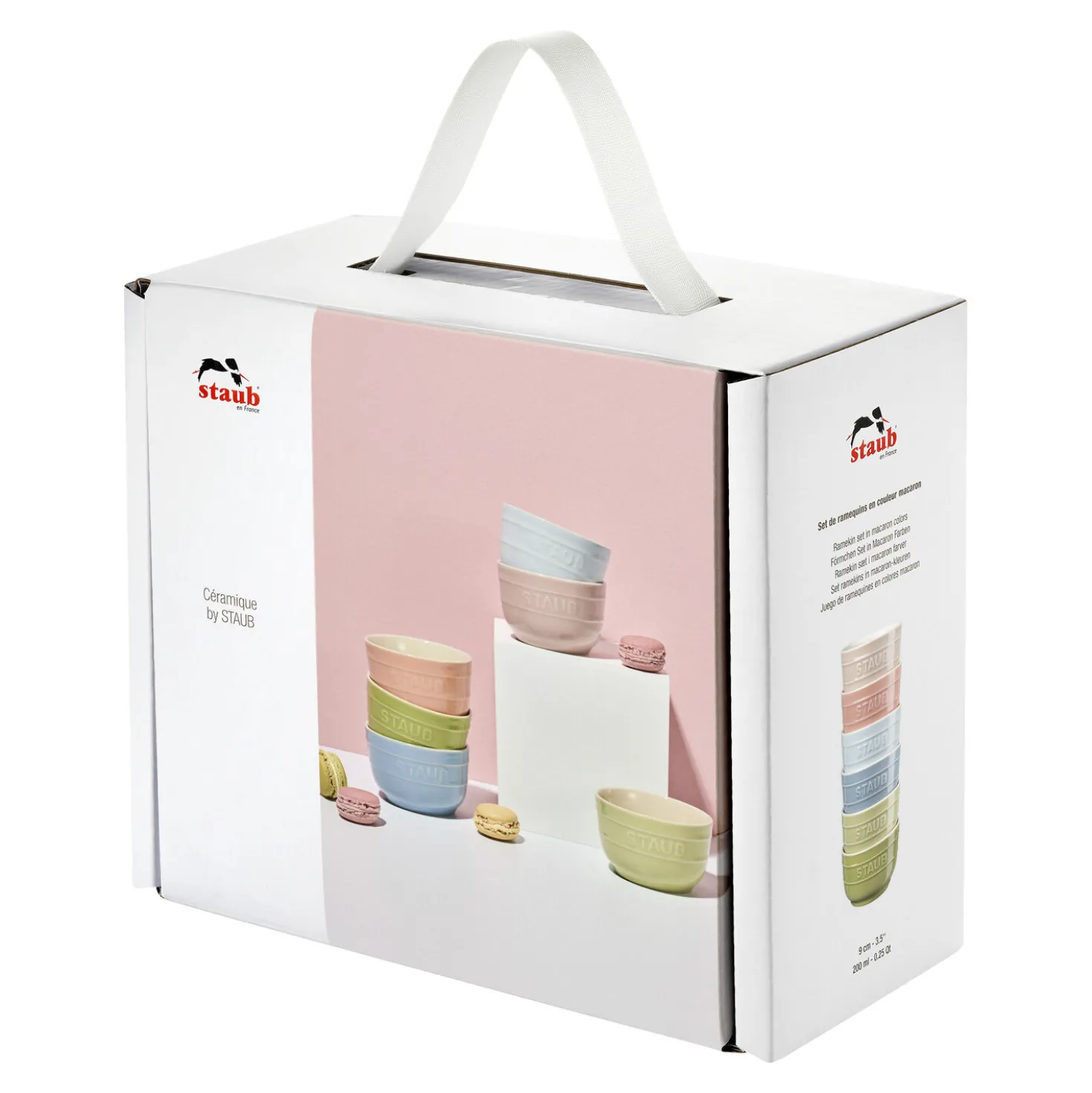 4-inch / 6-pc, Prep Bowl Set Macaron, mixed colors